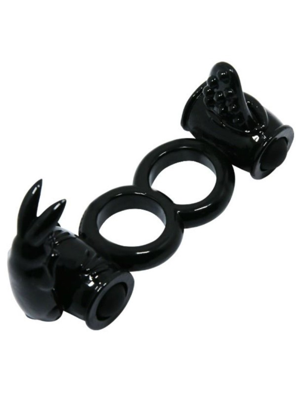 BAILE - SWEET RING DOUBLE ANNEAU AVEC DOUBLE LAPIN