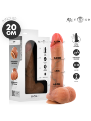 MR INTENSE - GARY M PÉNIS EN SILICONE ULTRA-RÉALISTE AVEC TESTICULES 20 CM -Ø- 4,2 CM