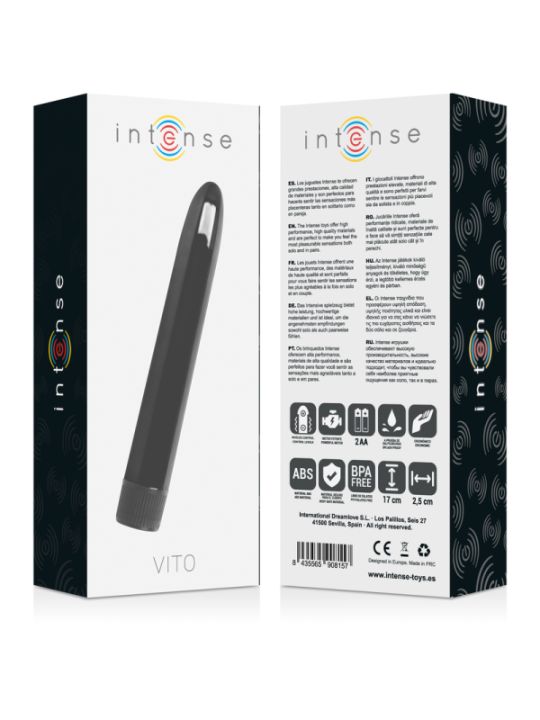 INTENSE - VIBRATEUR VITO NOIR