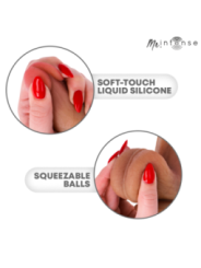 MR INTENSE - GARY L PÉNIS EN SILICONE ULTRA-RÉALISTE AVEC TESTICULES 23 CM - Ø 4,7 CM