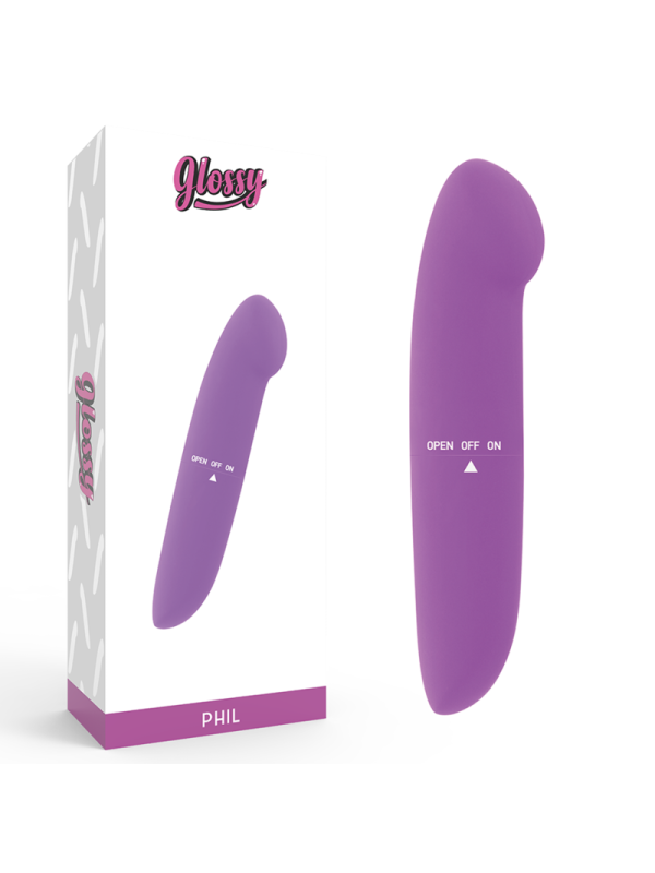 GLOSSY - VIBRATEUR PHIL VIOLET