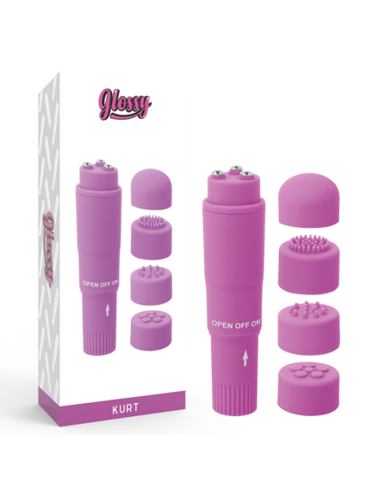 GLOSSY - MASSEUR DE POCHE KURT VIOLET