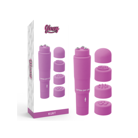 GLOSSY - MASSEUR DE POCHE KURT VIOLET