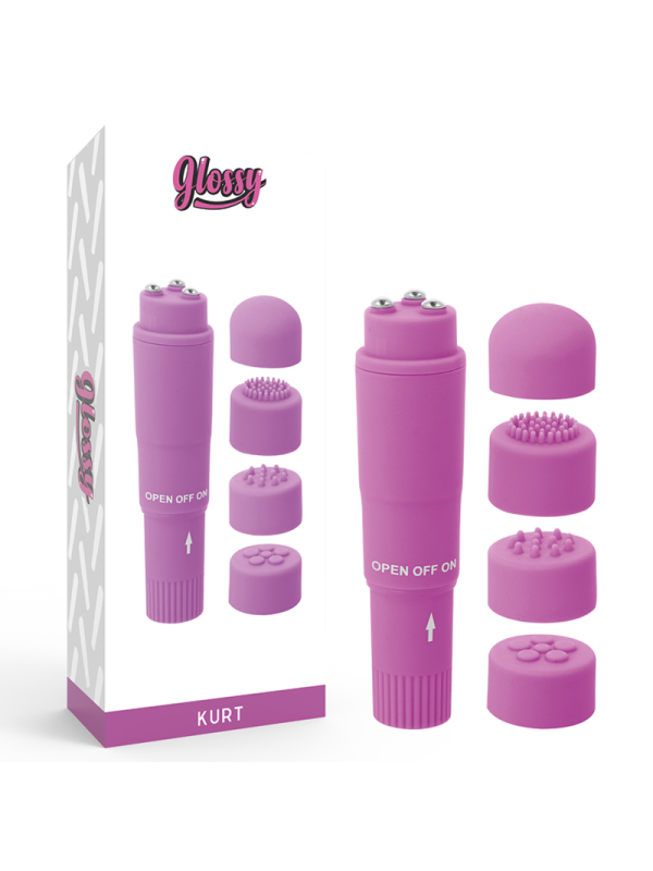 GLOSSY - MASSEUR DE POCHE KURT VIOLET
