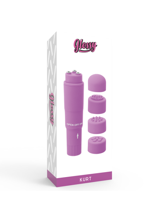 GLOSSY - MASSEUR DE POCHE KURT VIOLET