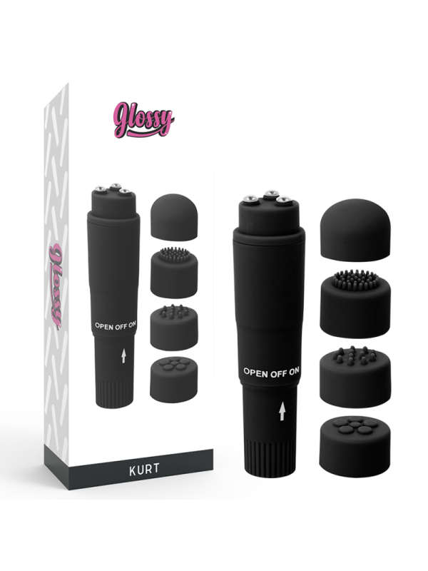 GLOSSY - MASSEUR DE POCHE KURT NOIR