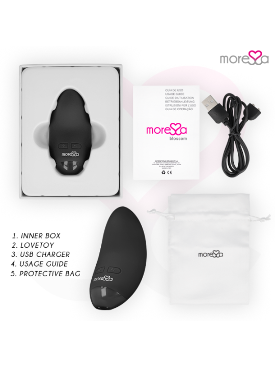 MORESSA - VIBRATEUR BLOSSOM NOIR