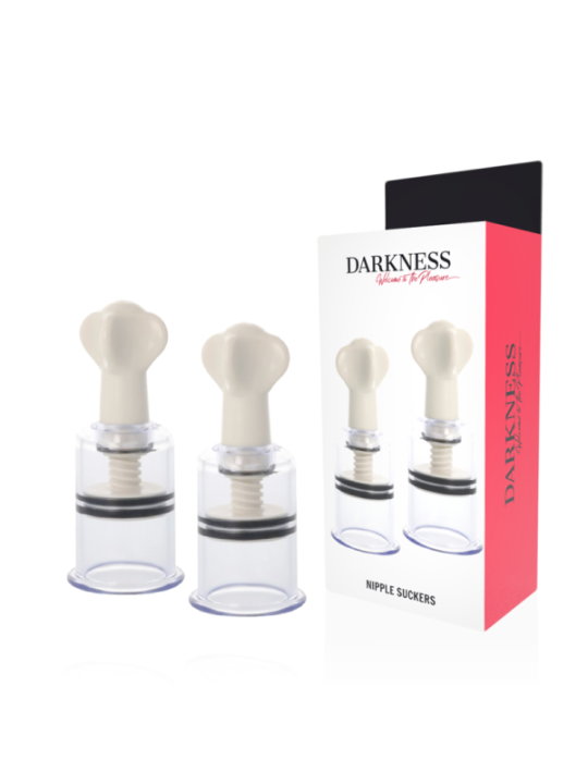DARKNESS - ASPIRATEUR DE TÉTONS TRANSPARENT 3,1 CM DE DIAMÈTRE