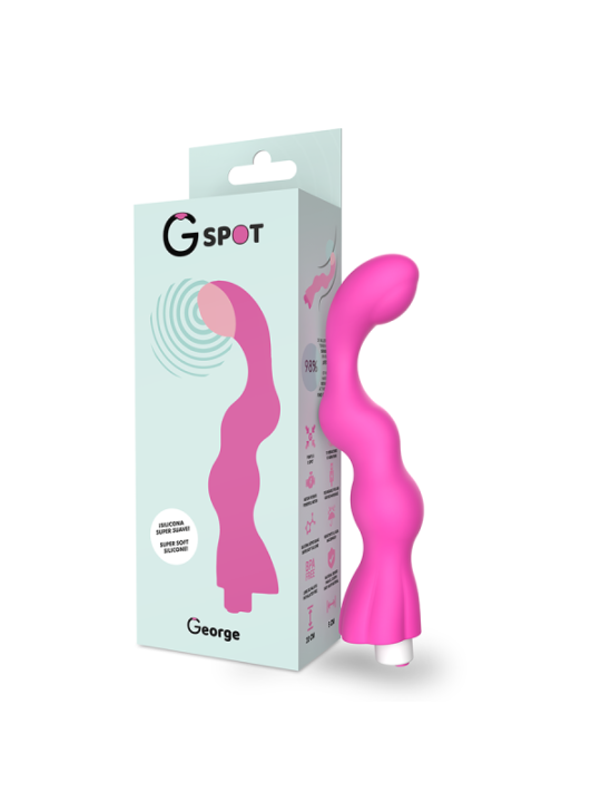 G-SPOT - GEORGE G-SPOT VIBRATEUR GOMME ROSE