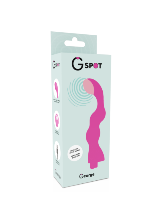 G-SPOT - GEORGE G-SPOT VIBRATEUR GOMME ROSE