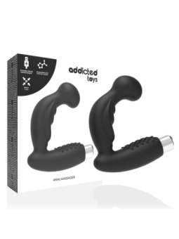 ADDICTED TOYS - VIBRATEUR PROSTATIQUE RECHARGEABLE MODÈLE 3 - NOIR