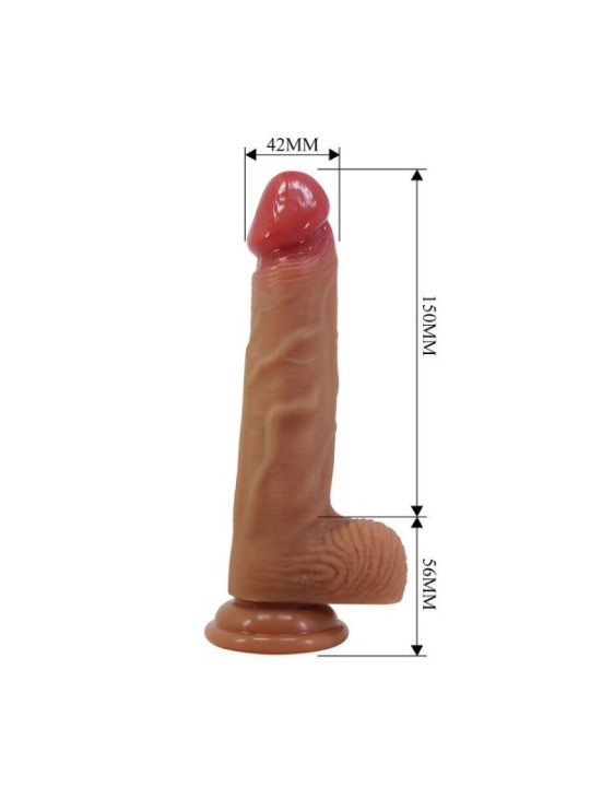 PRETTY LOVE - LISLE GODE RÉALISTE AVEC VENTOUSE 20,6 CM -Ø- 4,2 CM
