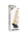 BASECOCK - VIBRATEUR RÉALISTE TÉLÉCOMMANDE NATUREL AVEC TESTICULES19.5 CM -O- 4 CM
