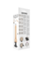 BASECOCK - VIBRATEUR RÉALISTE TÉLÉCOMMANDE NATUREL AVEC TESTICULES19.5 CM -O- 4 CM