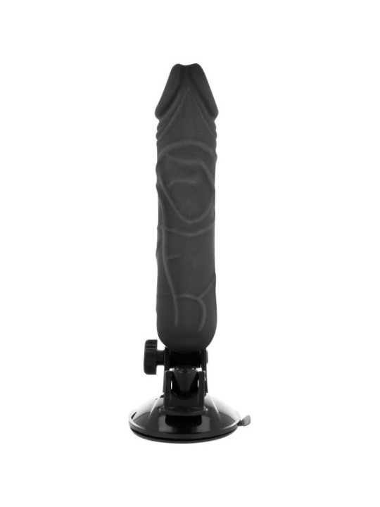 BASECOCK - VIBRATEUR RÉALISTE TÉLÉCOMMANDE NOIR 20 CM -O- 4 CM