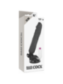 BASECOCK - VIBRATEUR RÉALISTE TÉLÉCOMMANDE NOIR 20 CM -O- 4 CM