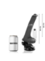 BASECOCK - VIBRATEUR ARTICULABLE TÉLÉCOMMANDE NOIR 18.5 CM -O- 4 CM