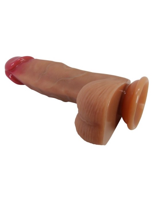 PRETTY LOVE - DUVALL GODEMICHET RÉALISTE AVEC VENTOUSE 19,3 CM -Ø- 4,5 CM