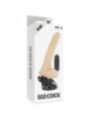 BASECOCK - VIBRATEUR NATUREL RÉALISTE TÉLÉCOMMANDE AVEC TESTICULES 20 CM -O- 4 CM