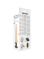 BASECOCK - VIBRATEUR NATUREL RÉALISTE TÉLÉCOMMANDE AVEC TESTICULES 20 CM -O- 4 CM
