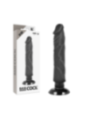 BASECOCK - VIBRATEUR RÉALISTE 2-1 NOIR 20 CM -O- 4 CM