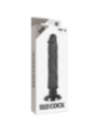 BASECOCK - VIBRATEUR RÉALISTE 2-1 NOIR 20 CM -O- 4 CM