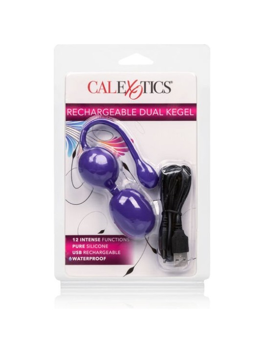 CALEXOTICS - RECHARGEABLE DUAL KEGEL VIOLET