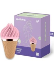 SATISFYER - SPINNATOR SWEET TREAT BRUN & ROSE