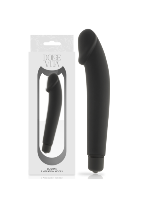 DOLCE VITA - REALISTIC BLACK SILICONE