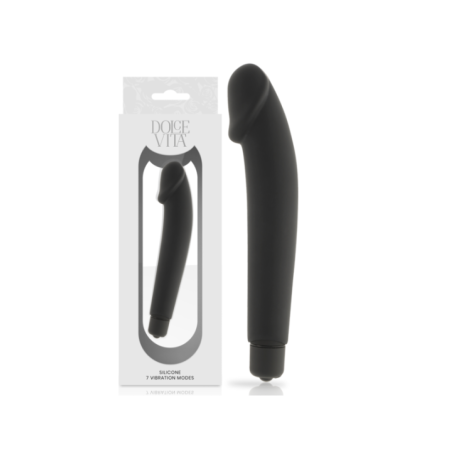 DOLCE VITA - REALISTIC BLACK SILICONE