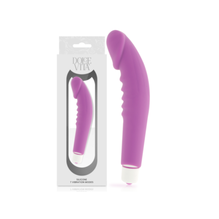 DOLCE VITA - REALISTIC PLEASURE PURPLE SILICONE
