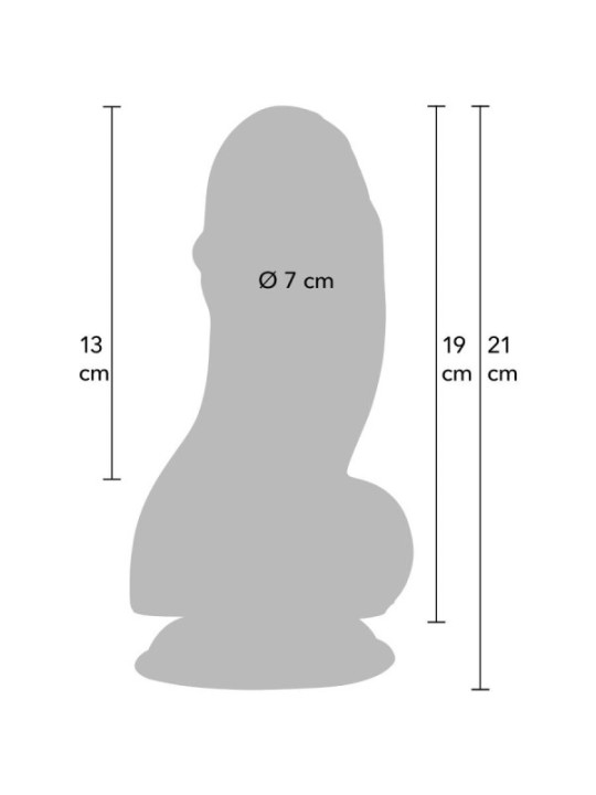 HIDDEN DESIRE - INFERNO GODEMICHET FAT BOYS 19 CM