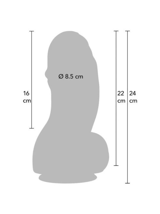 HIDDEN DESIRE - INFERNO GODEMICHET FAT BOYS 22 CM