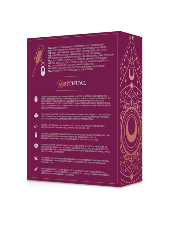 RITHUAL - REVA EGG TÉLÉCOMMANDE UP&DOWN + VIBRATION