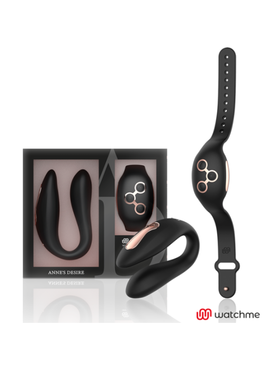 ANNE'S DESIRE - DUAL PLEASURE TECNOLOG A WATCHME NOIR/OR