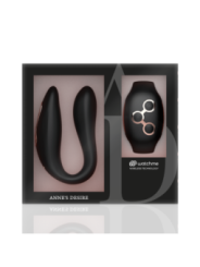 ANNE'S DESIRE - DUAL PLEASURE TECNOLOG A WATCHME NOIR/OR