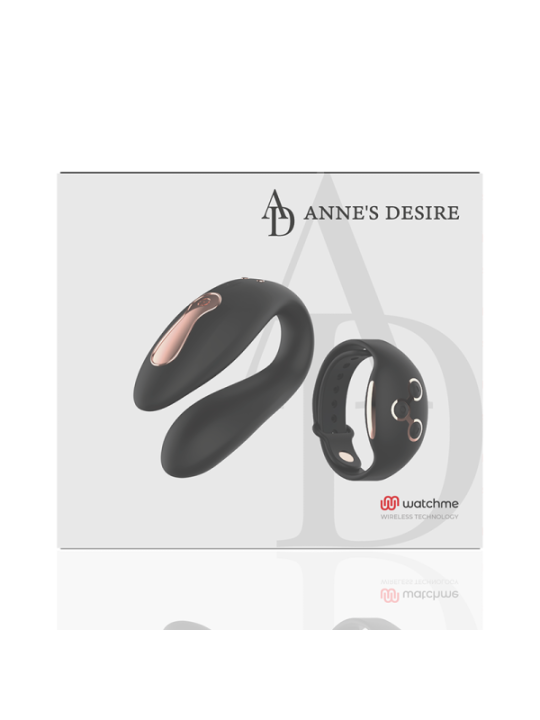 ANNE'S DESIRE - DUAL PLEASURE TECNOLOG A WATCHME NOIR/OR