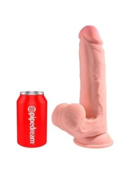 KING COCK PLUS - GODEMICHET RÉALISTE TRIPLE DENSITÉ AVEC TESTICULES MOBILES 23 CM CHAIR