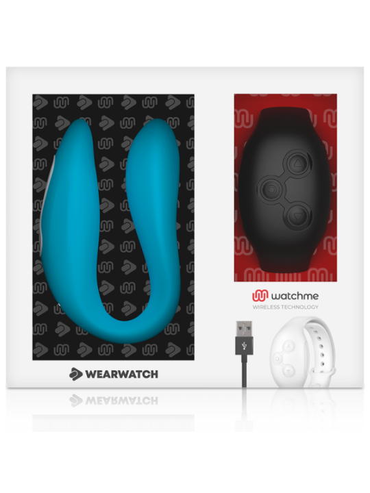 WEARWATCH - WATCHME VIBRATEUR DOUBLE TECHNOLOGIE INDIGO / JET