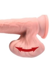 KING COCK PLUS - GODEMICHET RÉALISTE TRIPLE DENSITÉ AVEC TESTICULES MOBILES 23 CM CHAIR