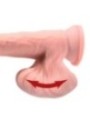 KING COCK PLUS - GODEMICHET RÉALISTE TRIPLE DENSITÉ AVEC TESTICULES MOBILES 23 CM CHAIR