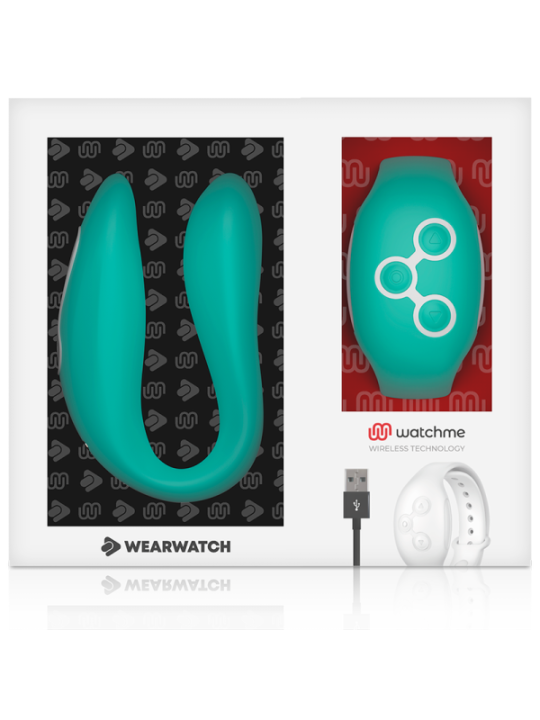 WEARWATCH - VIBRATEUR WATCHME VERT CLAIR DOUBLE TECHNOLOGIE