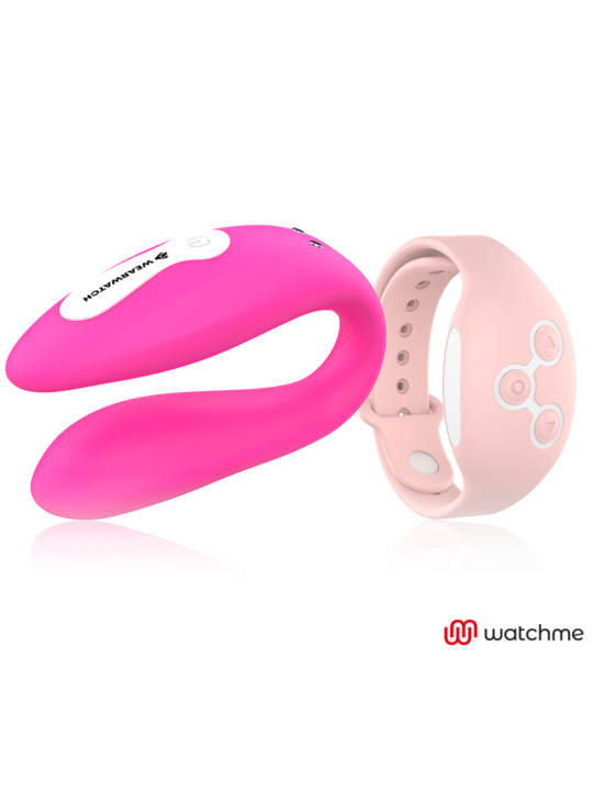 WEARWATCH - VIBRATEUR WATCHME DOUBLE TECHNOLOGIE FUCHSIA / ROSE
