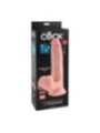 KING COCK PLUS - GODEMICHET RÉALISTE TRIPLE DENSITÉ AVEC TESTICULES MOBILES 23 CM CHAIR