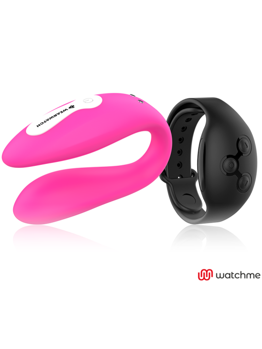 WEARWATCH - VIBRATEUR DOUBLE TECHNOLOGIE WATCHME FUCHSIA/AZABACHE