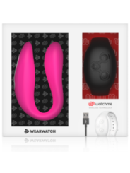 WEARWATCH - VIBRATEUR DOUBLE TECHNOLOGIE WATCHME FUCHSIA/AZABACHE