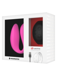 WEARWATCH - VIBRATEUR DOUBLE TECHNOLOGIE WATCHME FUCHSIA/AZABACHE