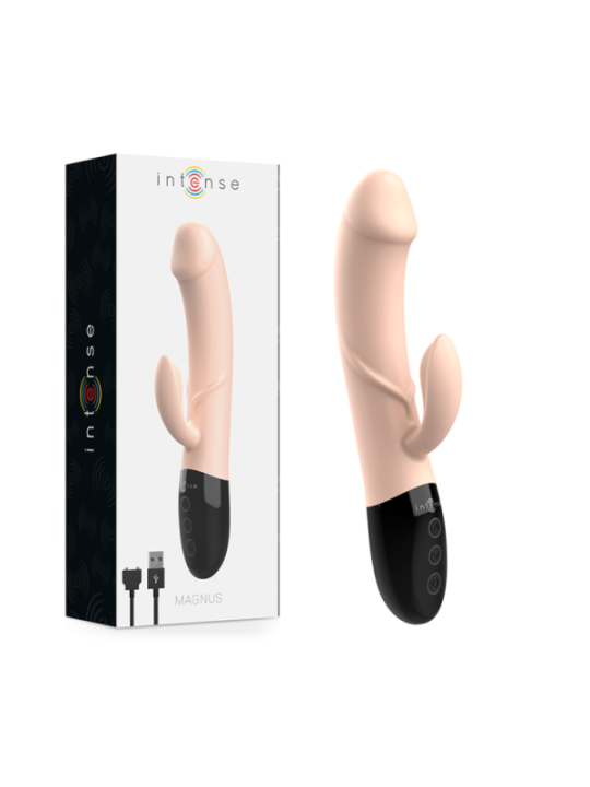 INTENSE - VIBRATEUR RECHARGEABLE NATUREL MAGNUS DUAL