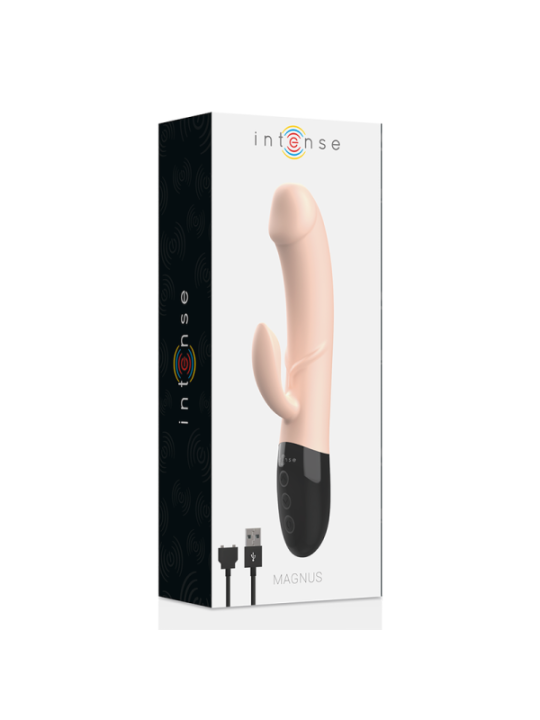 INTENSE - VIBRATEUR RECHARGEABLE NATUREL MAGNUS DUAL