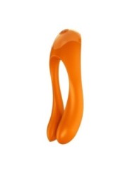 SATISFYER - VIBRATEUR  DOIGTS CANDY CANE ORANGE